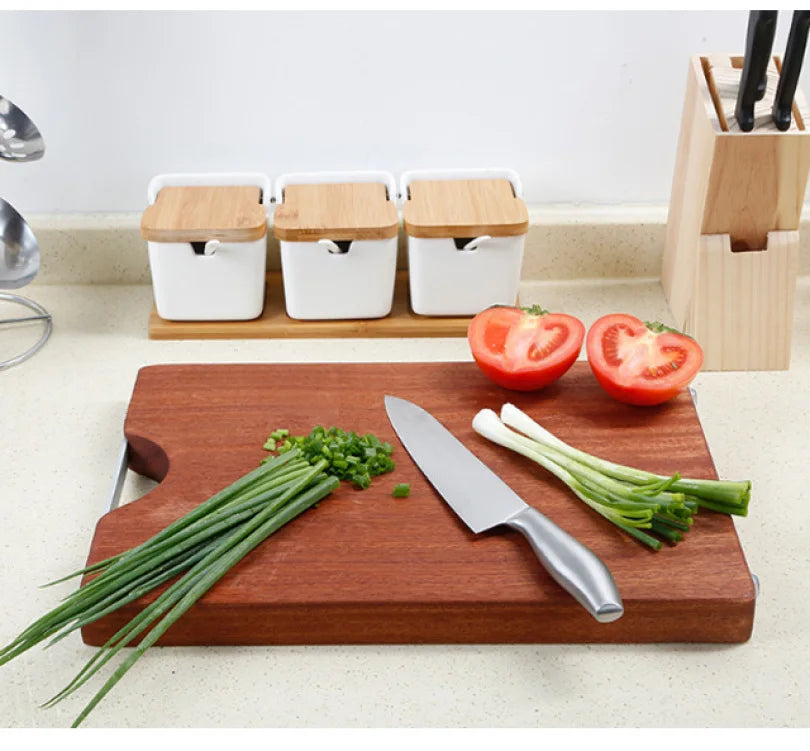 Ebony Household Chopping Board Antibacterial And Mildew-Proof Household Solid Wood Chopping Board Kitchen Special Double-Sided