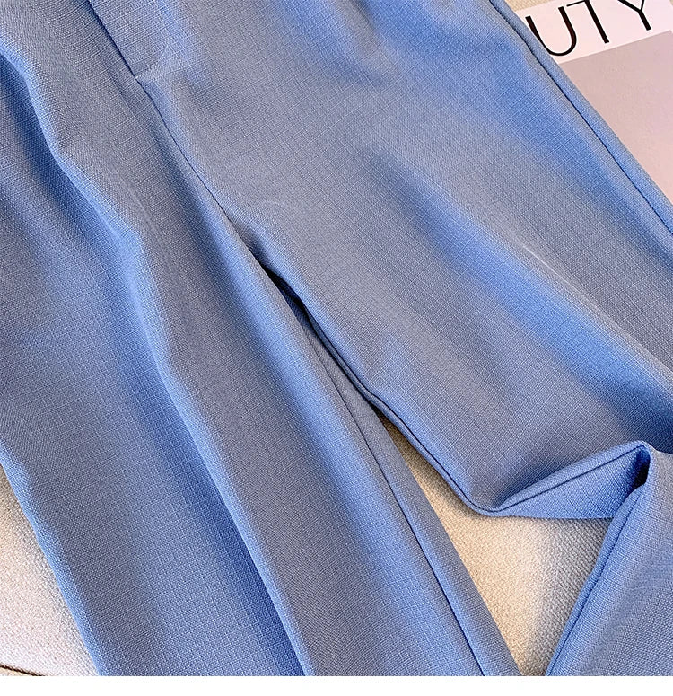 Women's clothing 2025 summer new style small suit tassel jacket and fashionable casual pants two-piece set for women