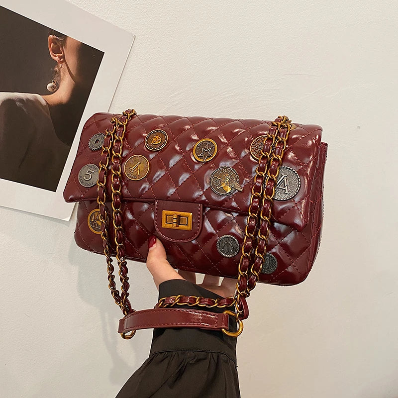 Luxury Hand Bags Shoulder Bag for Women Premium Leather Elegant Look with Inner Organization and Durability