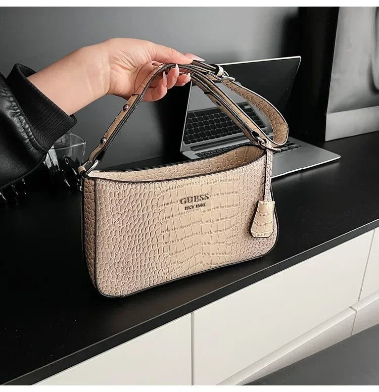 Luxury-Look 2025 Underarm Bag, Detachable Strap, Large Capacity Shoulder/Handheld, Fashionable