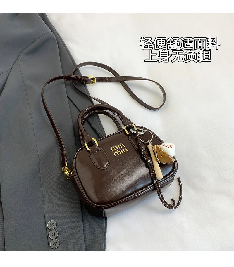 Luxury Women's Shoulder Bag, Leather Crossbody Bag For Ladies With Famous Designer Elegant Practical Design
