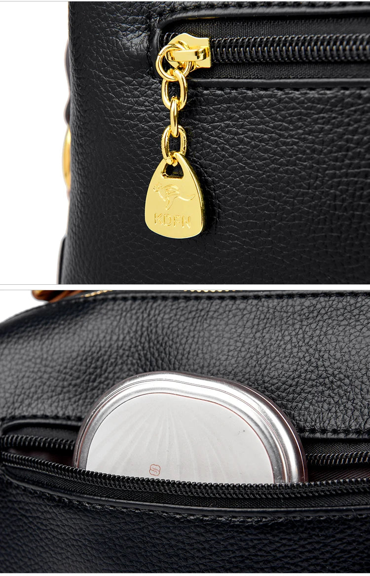 Luxury Designer Leather Shoulder Crossbody Bags for Women 2025 High Quality Ladies Fashion Handbags Female Messenger Sac A Main