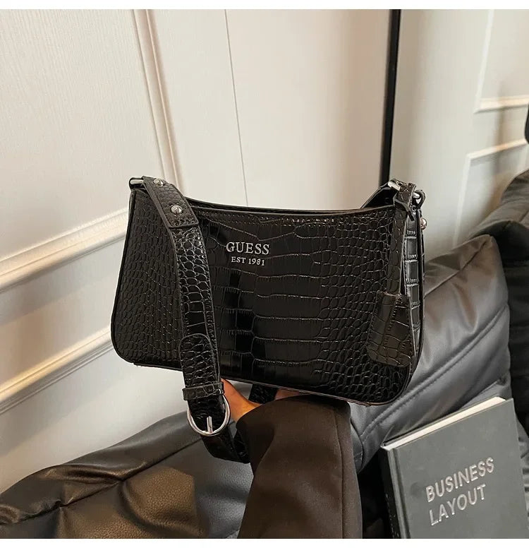 Luxury-Look 2025 Underarm Bag, Detachable Strap, Large Capacity Shoulder/Handheld, Fashionable