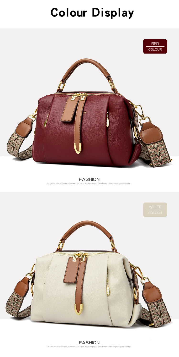 Luxury Designer Leather Shoulder Crossbody Bags for Women 2025 High Quality Ladies Fashion Handbags Female Messenger Sac A Main