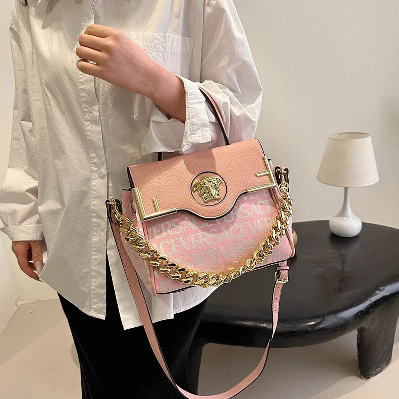 Luxury Brand Famous Designer Women Handbag Leather Shoulder Bag Crossbody Elegant Durable Accessory