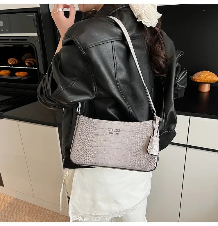 Luxury-Look 2025 Underarm Bag, Detachable Strap, Large Capacity Shoulder/Handheld, Fashionable