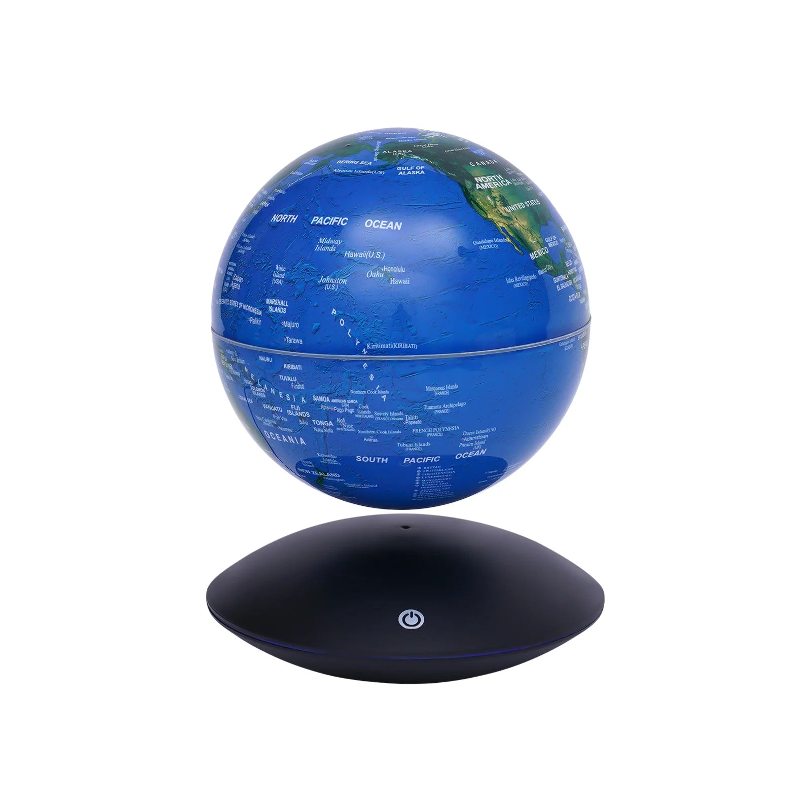 6 Inch Suspended Luminous Rotation Office Decoration Magnetic Levitation Globe Automatic Rotation of 360 Degrees Novelty Gift