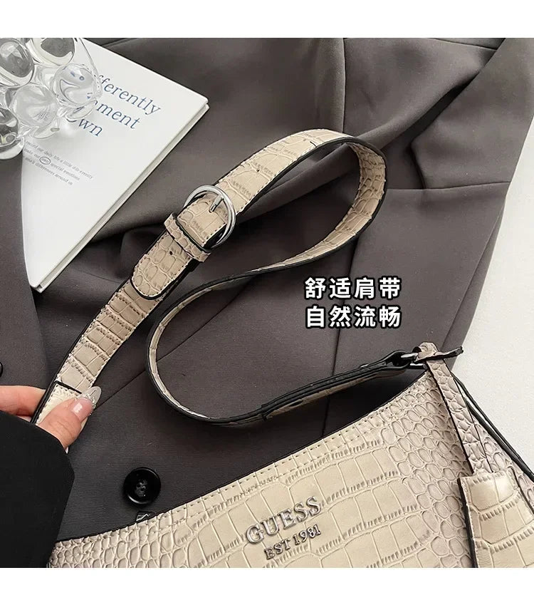 Luxury-Look 2025 Underarm Bag, Detachable Strap, Large Capacity Shoulder/Handheld, Fashionable