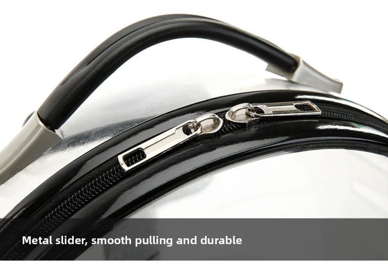 Pet Transparent Trolley Case Cat Dog Travel Convenient Portable Large Capacity Cart Ventilate Pet Carriers Supplies Accessories