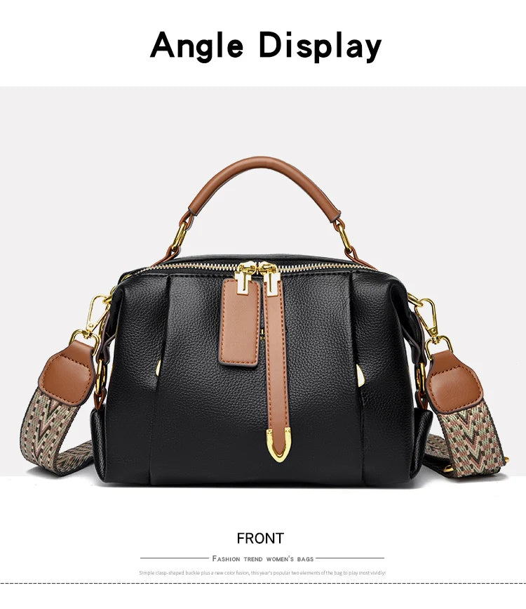 Luxury Designer Leather Shoulder Crossbody Bags for Women 2025 High Quality Ladies Fashion Handbags Female Messenger Sac A Main