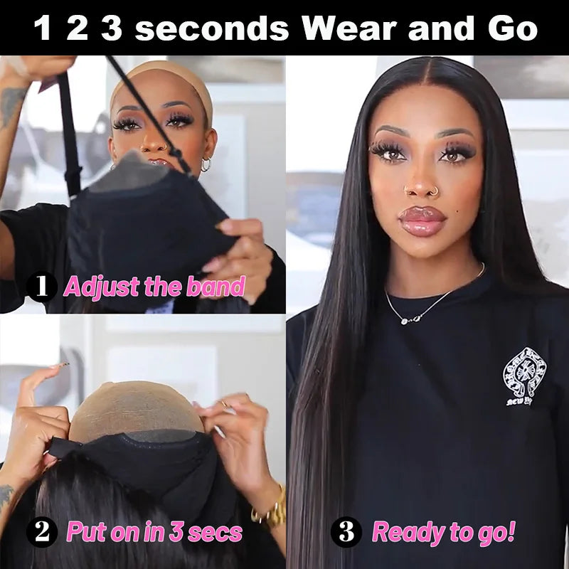 Burgundy Wear And Go Glueless Wigs Human Hair Body Wave Wigs For Women 4X4 Lace Closure Wig Ready To Wear Curly Human Hair Wigs