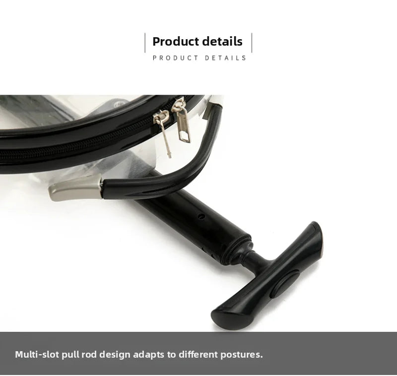 Pet Transparent Trolley Case Cat Dog Travel Convenient Portable Large Capacity Cart Ventilate Pet Carriers Supplies Accessories