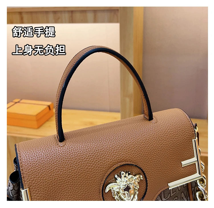 Luxury Brand Famous Designer Women Handbag Leather Shoulder Bag Crossbody Elegant Durable Accessory
