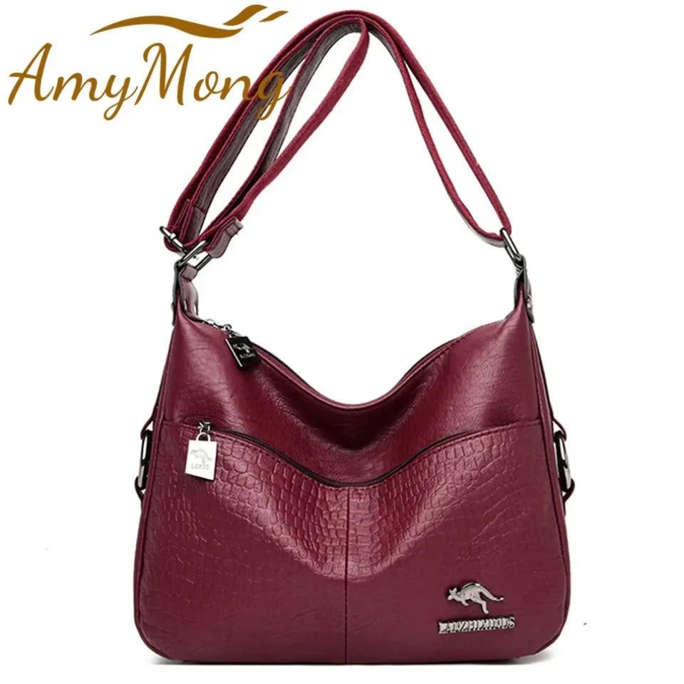 Luxury Designer Handbag Purses High Quality Leather Crossbody Messenger Bags for Women New Shoulder Bags Ladies Sac A Mian