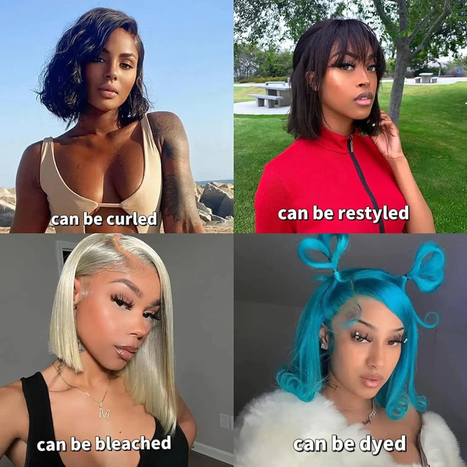 Short Human Hair Wigs Bob Wig 13x4 Lace Front Human Hair Wigs For Women Wig 200Density HD Human Huamn Hair Lace Front Wig