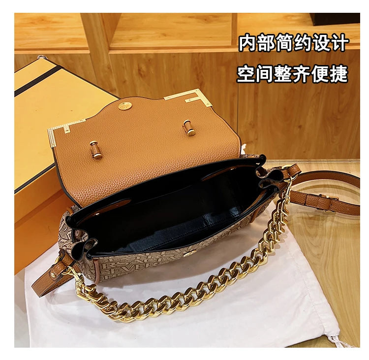 Luxury Brand Famous Designer Women Handbag Leather Shoulder Bag Crossbody Elegant Durable Accessory