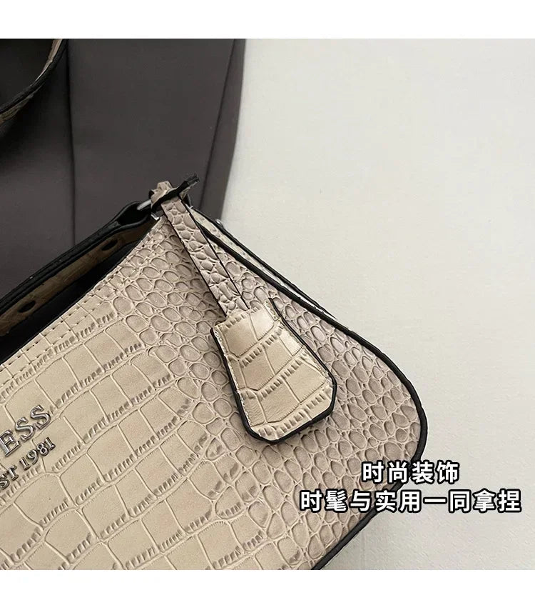 Luxury-Look 2025 Underarm Bag, Detachable Strap, Large Capacity Shoulder/Handheld, Fashionable