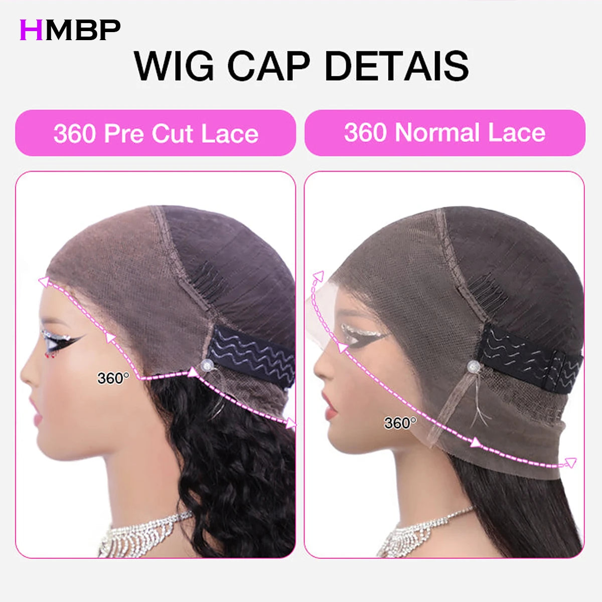 Invisi Strap 360 Full Lace Glueless Human Hair Wigs Kinky Curly Hidden Strap 360 Lace Wig Invisi Strap Snug Fit 360 HD Lace Wigs