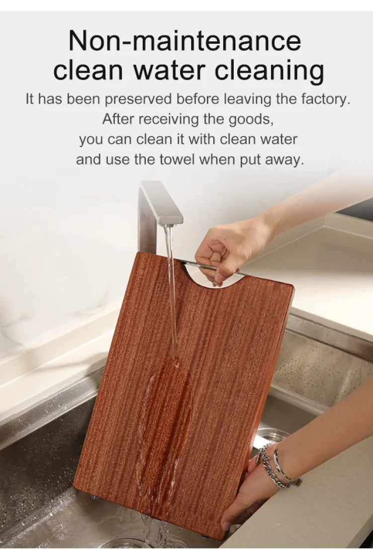 Ebony Household Chopping Board Antibacterial And Mildew-Proof Household Solid Wood Chopping Board Kitchen Special Double-Sided