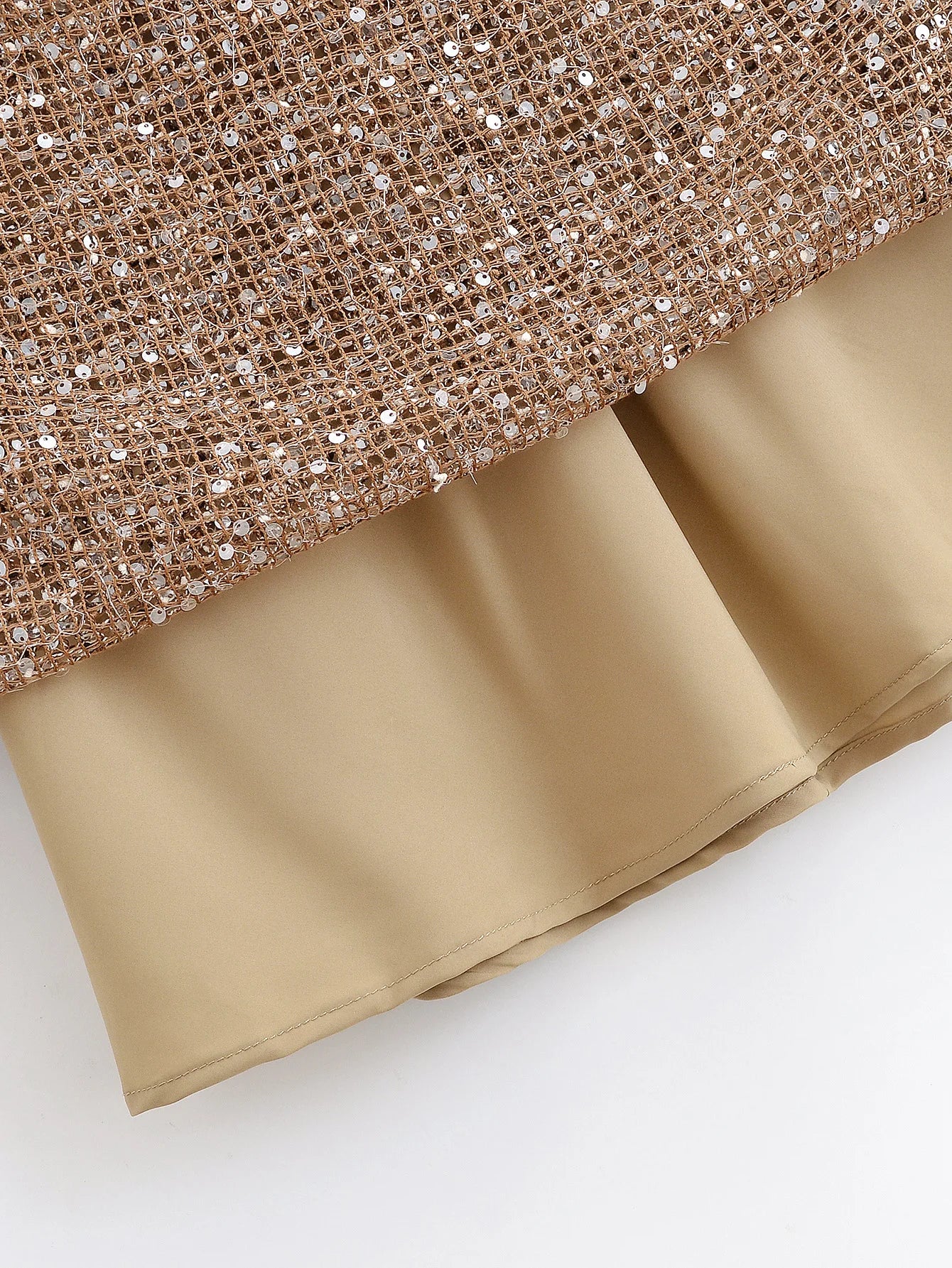 Women's clothing 2025 new European and American fashion simple pearl piece decoration celebrity style midi dress