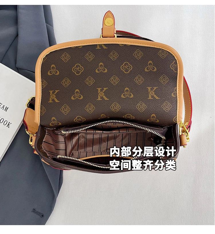 Luxury Ladies Shoulder Bag Premium Leather Crossbody Handbags Designer Tote Messenger Purse Classic Elegant Brand