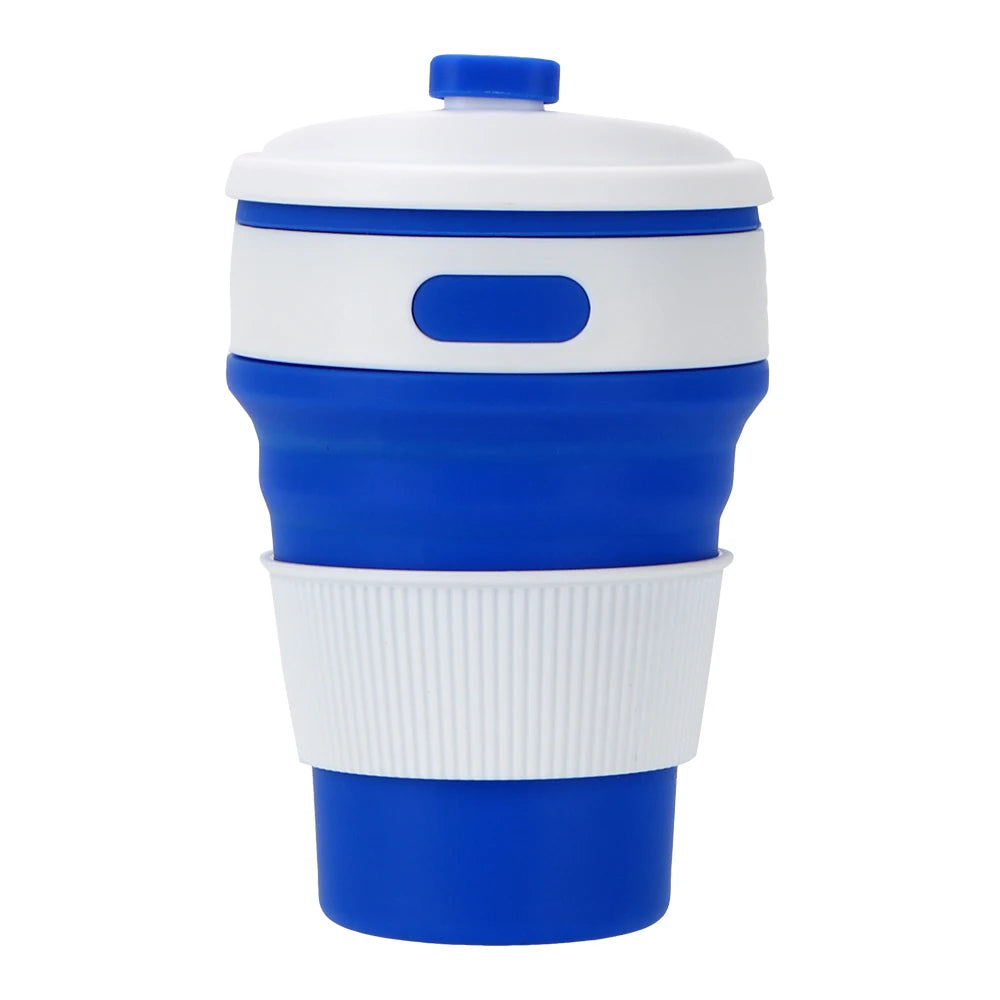 Tea Coffee Cups Coffee Mugs Collapsible Drinking Ware Mug Food Grade Folding Water Cups Portable Silicone Travel Cup