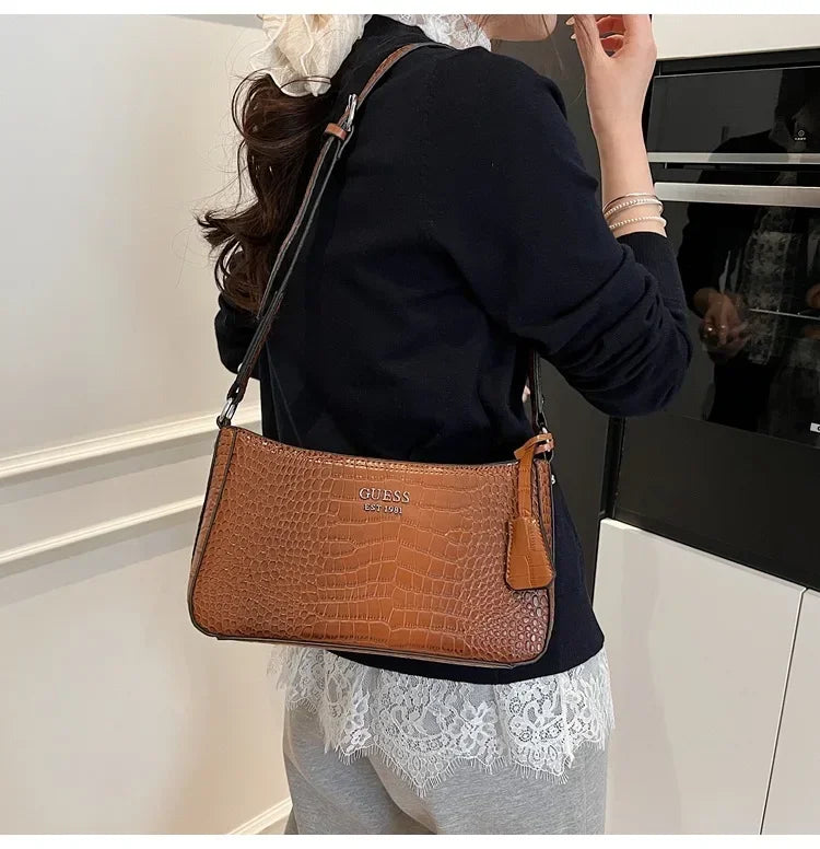 Luxury-Look 2025 Underarm Bag, Detachable Strap, Large Capacity Shoulder/Handheld, Fashionable