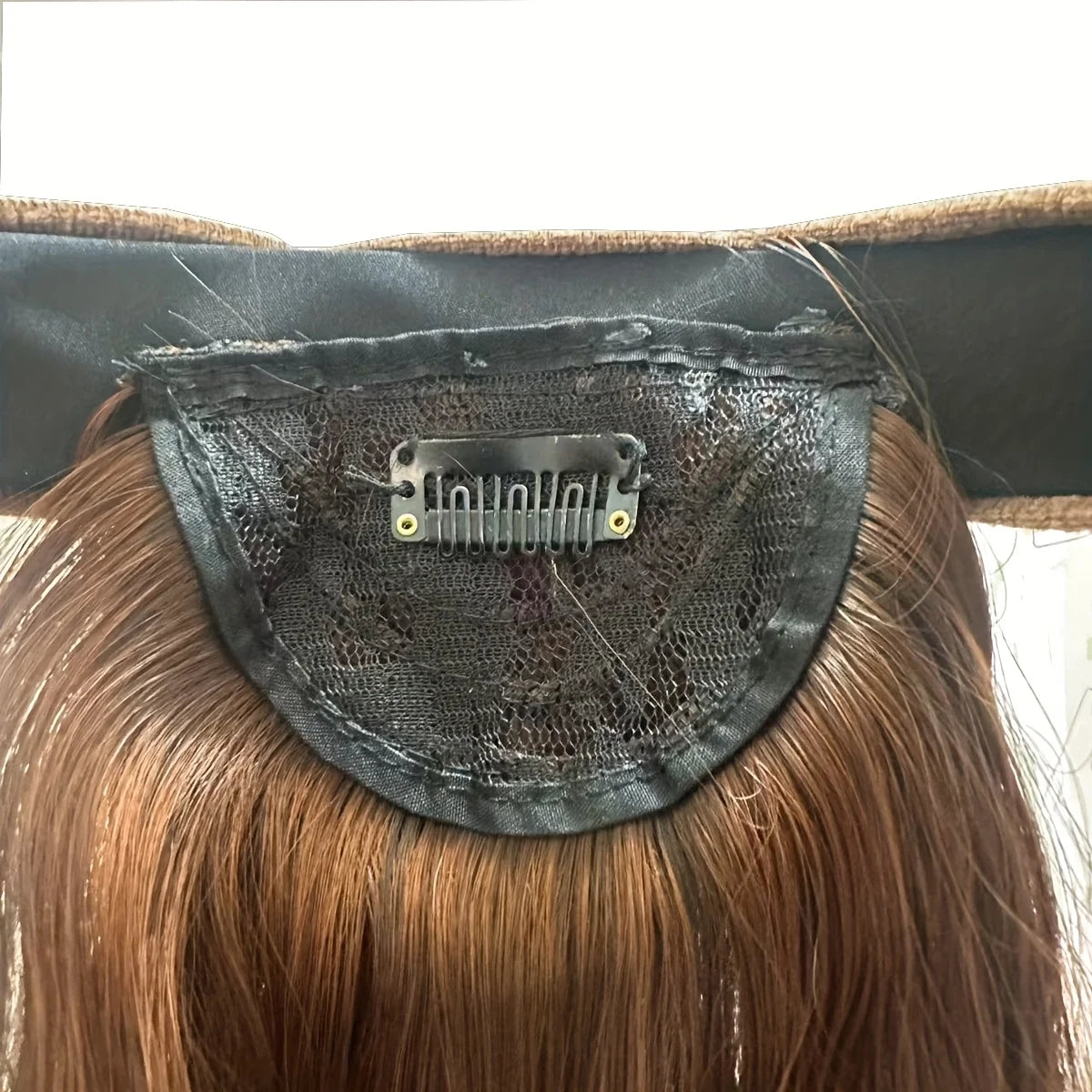Wig strap one-water corrugated half-set synthetic wig light breathable curly patch suitable for daily wear