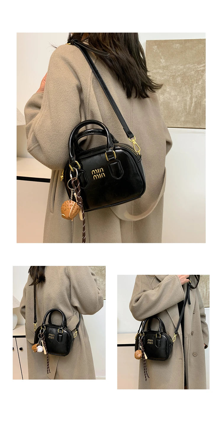 Luxury Women's Shoulder Bag, Leather Crossbody Bag For Ladies With Famous Designer Elegant Practical Design