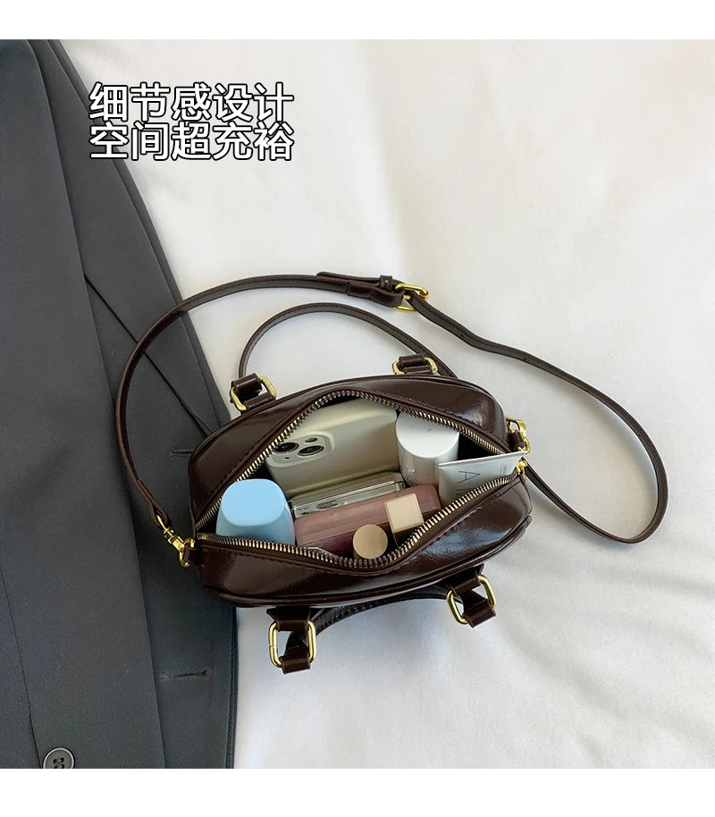 Luxury Women's Shoulder Bag, Leather Crossbody Bag For Ladies With Famous Designer Elegant Practical Design