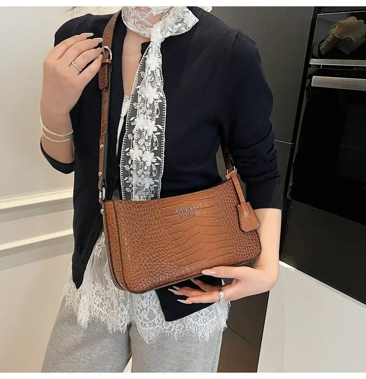 Luxury-Look 2025 Underarm Bag, Detachable Strap, Large Capacity Shoulder/Handheld, Fashionable