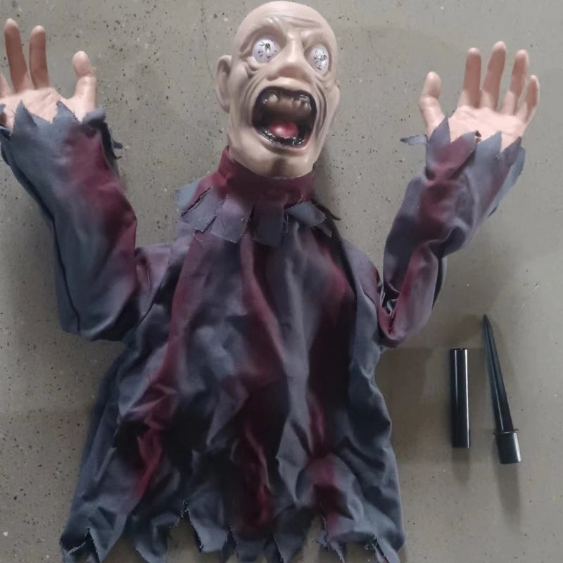 Halloween Horror Decoration Swing Ghost Amazon's New Best-selling Voice-controlled Decoration Scary Prop