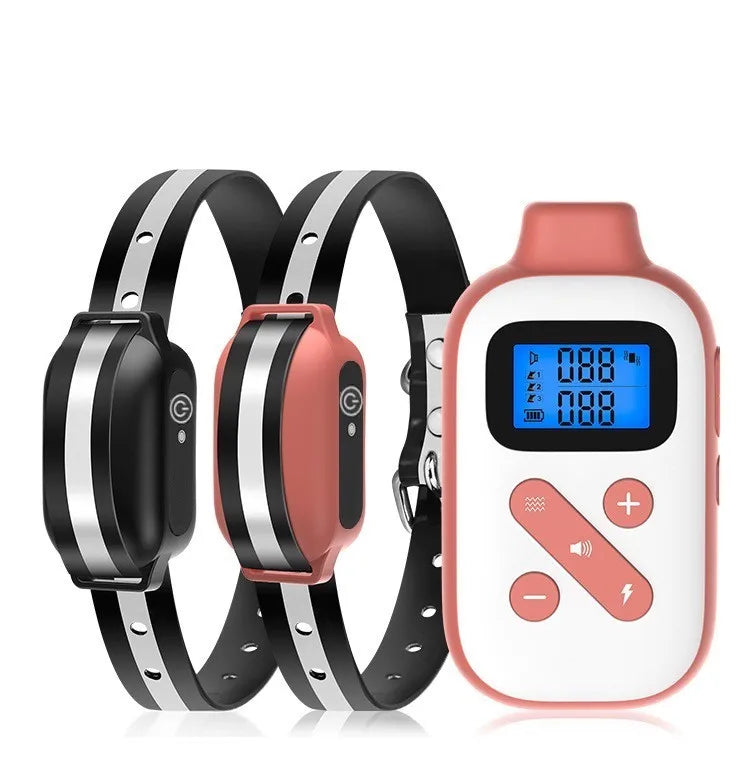 1000M Electric Pet Dog Training Collar IP67 Waterproof Rechargeable Remote Control Up to 3 Dogs E Collar Professional rainer