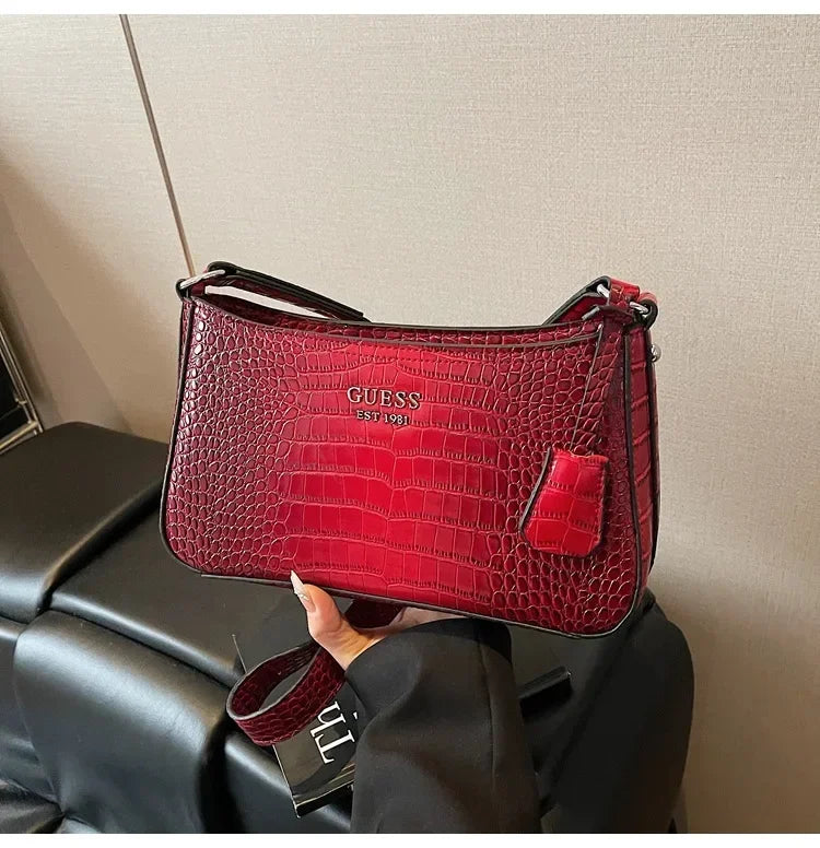 Luxury-Look 2025 Underarm Bag, Detachable Strap, Large Capacity Shoulder/Handheld, Fashionable