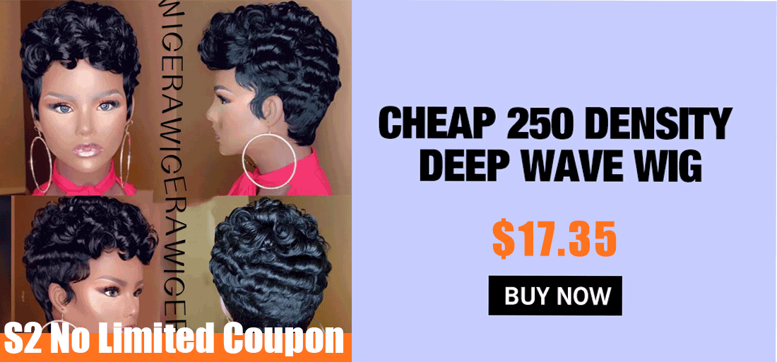 WIGERA  Highlight Synthetic Wigs Short Straight  Pixie Cut Hair Bob Wig Honey Gold Mix Black  Hair For Woman