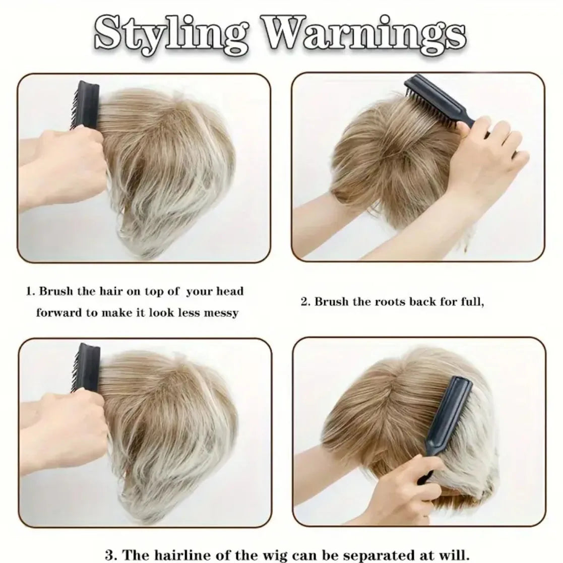 Wig strap one-water corrugated half-set synthetic wig light breathable curly patch suitable for daily wear