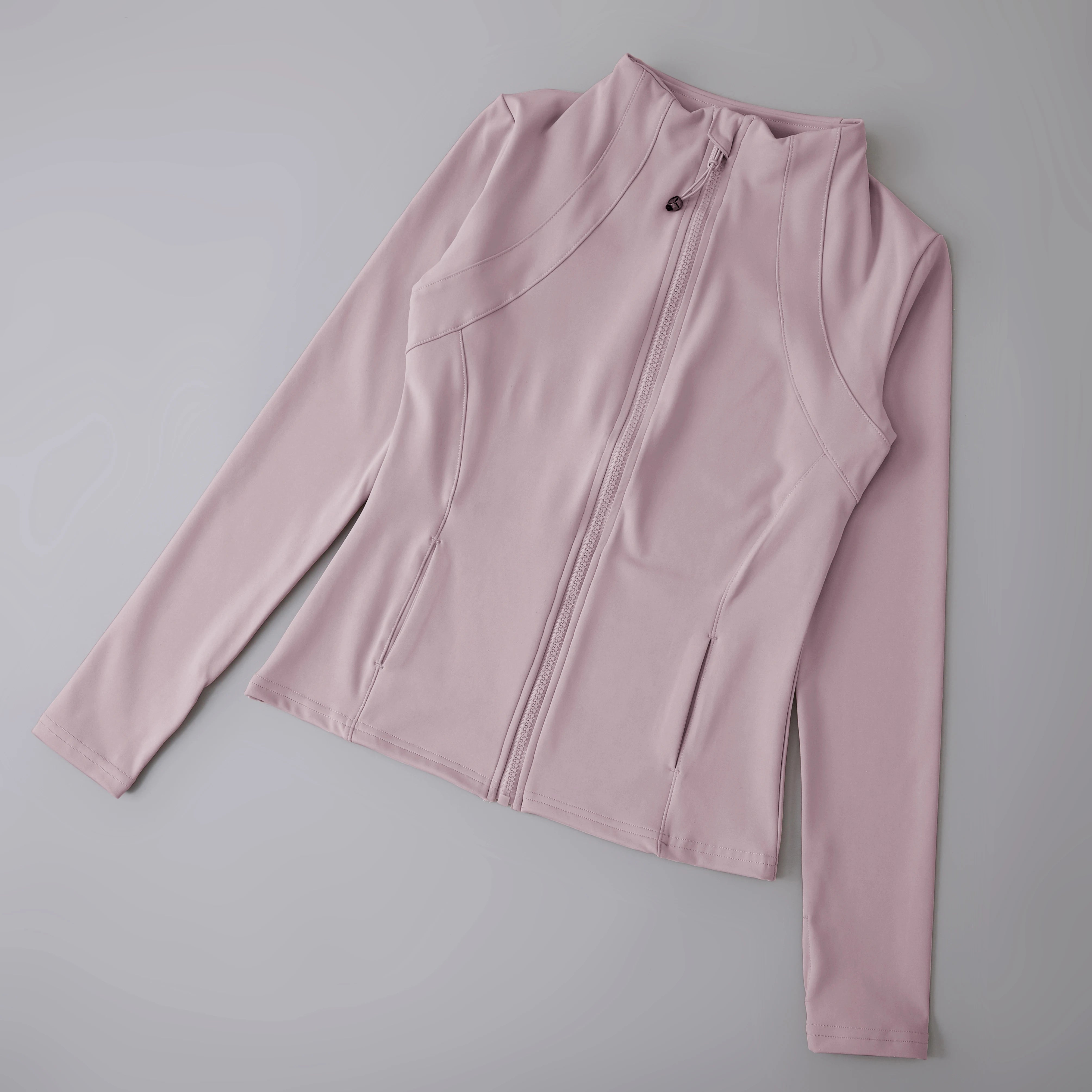 Women's Slim Fit Long Sleeve Sports Coat Yoga Shirt Breathable Fitness Top Pilates Thin Fast Running Clothing