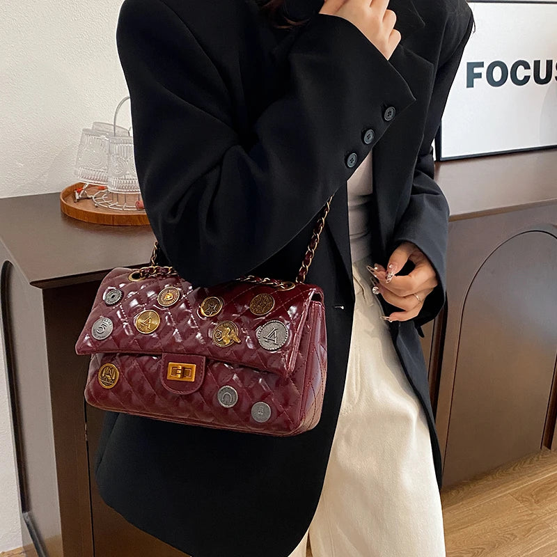 Luxury Hand Bags Shoulder Bag for Women Premium Leather Elegant Look with Inner Organization and Durability