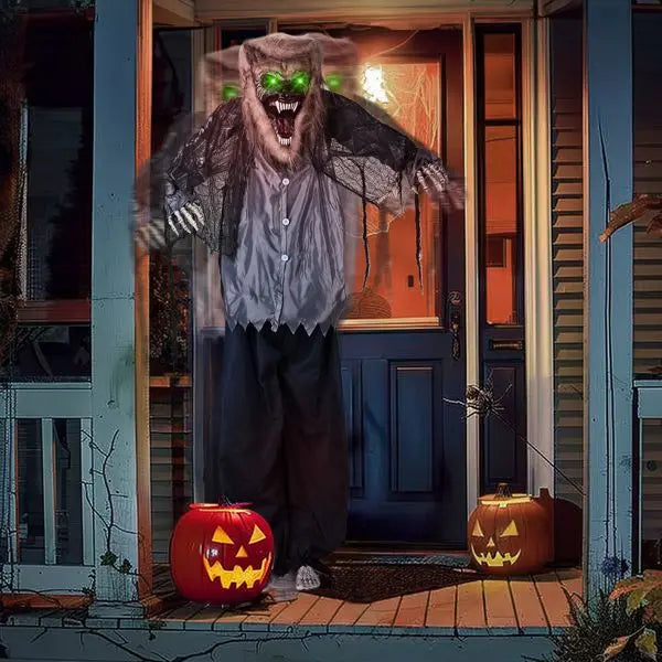 6.9ft Inflatable Werewolf Outdoor Halloween Yard Decorations Festive Holiday Decorative Element