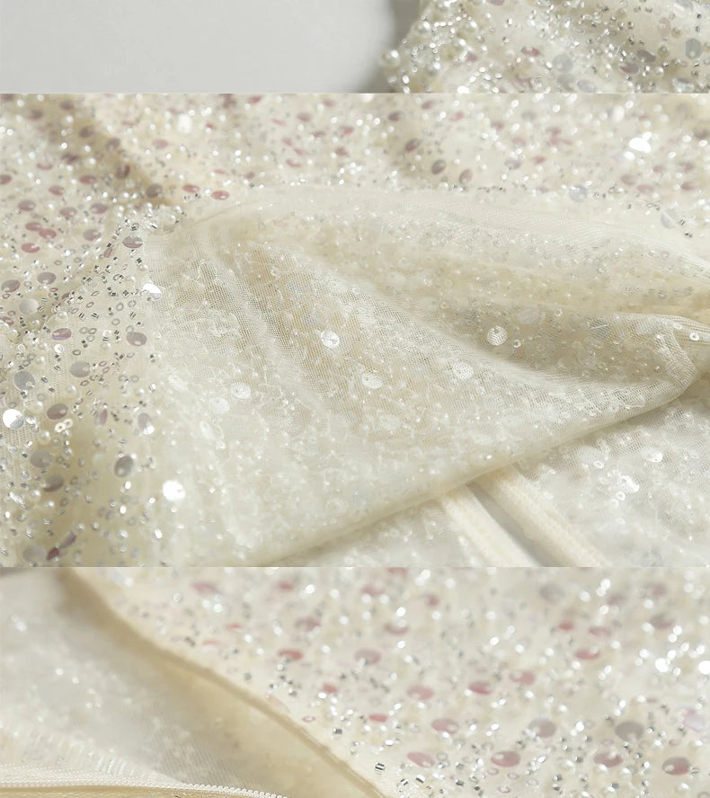 Ladies' Elegant Party Top - Shiny Glitter Sleeveless Shirt, Daily Wear - Easy to Care for Hand Washed Evening Dress, Summer Fash