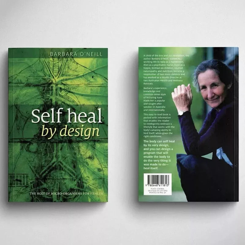 3 Books Self Heal By Design / Sustain Me /  Natural Herbal By Barbara O'neill Guide Book in English Paperback