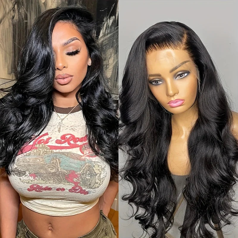 Body Wave 13x6 Hd Lace Frontal Wig Human Hair 30 Inch 13x4 Lace Front Human Hair Wig Loose Wave Remy Wigs Pre Plucked