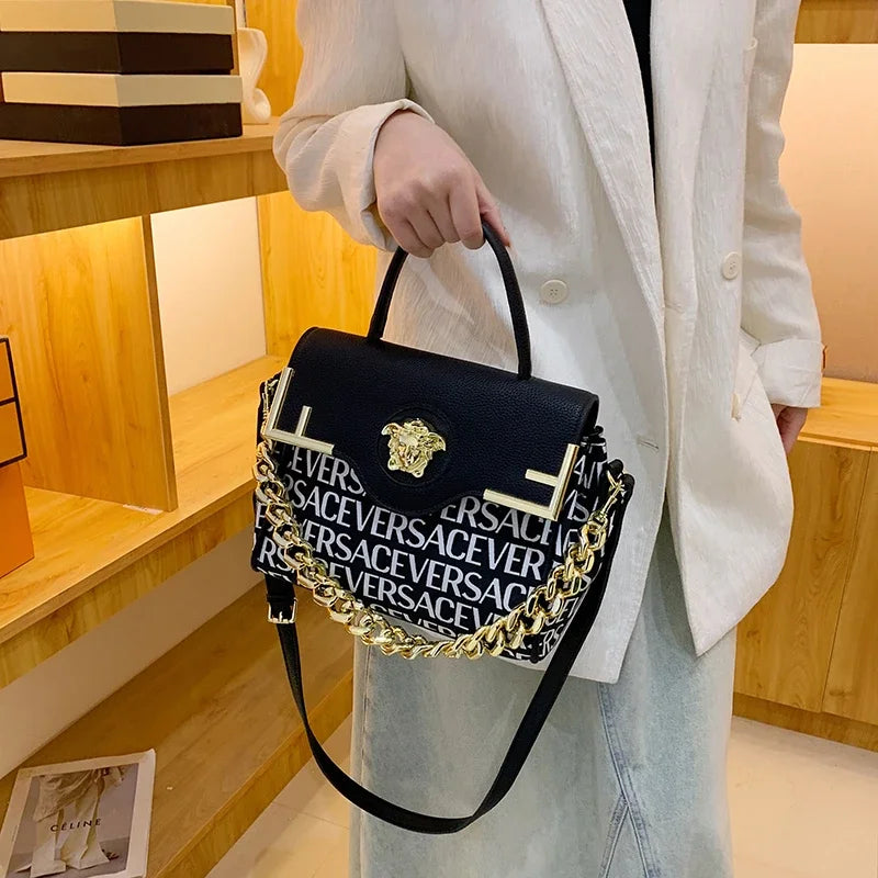 Luxury Brand Famous Designer Women Handbag Leather Shoulder Bag Crossbody Elegant Durable Accessory