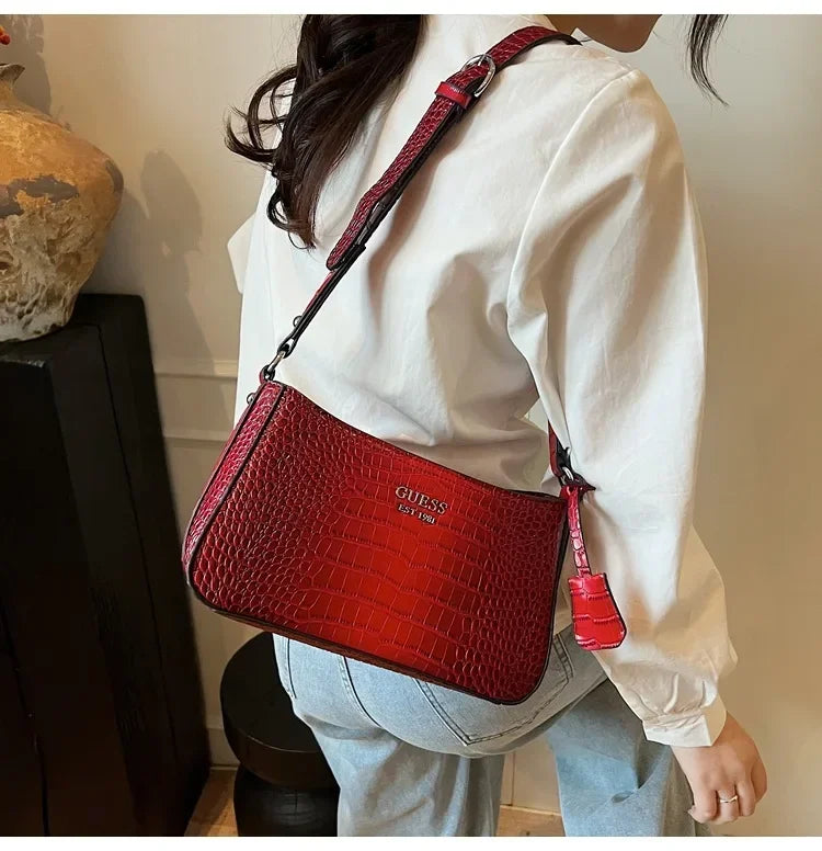 Luxury-Look 2025 Underarm Bag, Detachable Strap, Large Capacity Shoulder/Handheld, Fashionable