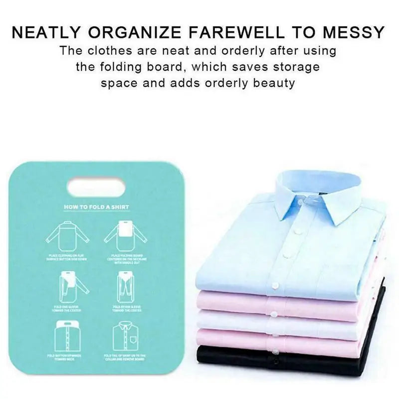 Creative Clothes Folding Board T Shirts Dress Folder Closet Fold Organizer Quick Save Time Household supplies Lazy Shirt Folder