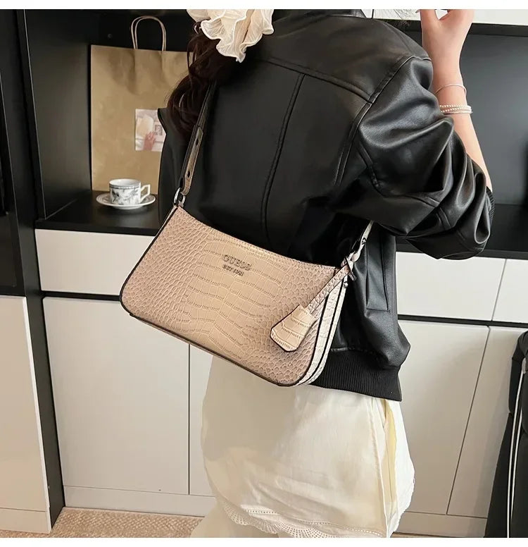 Luxury-Look 2025 Underarm Bag, Detachable Strap, Large Capacity Shoulder/Handheld, Fashionable