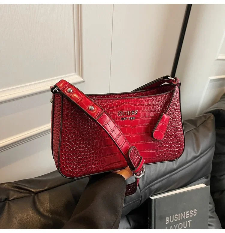 Luxury-Look 2025 Underarm Bag, Detachable Strap, Large Capacity Shoulder/Handheld, Fashionable