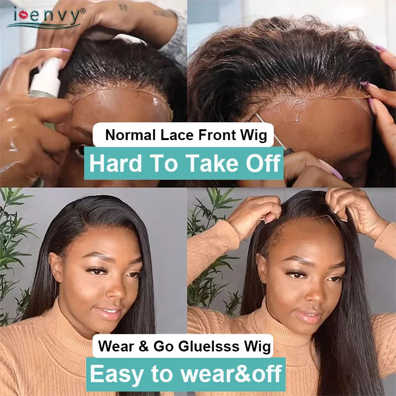 Burgundy Wear And Go Glueless Wigs Human Hair Body Wave Wigs For Women 4X4 Lace Closure Wig Ready To Wear Curly Human Hair Wigs