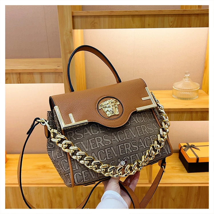Luxury Brand Famous Designer Women Handbag Leather Shoulder Bag Crossbody Elegant Durable Accessory