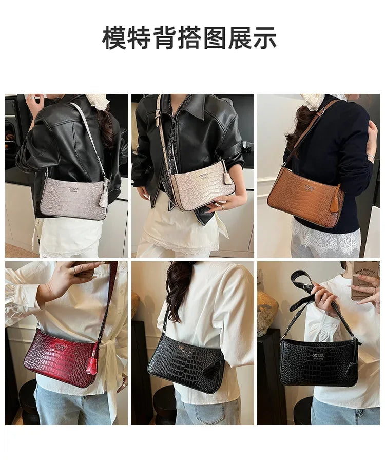Luxury-Look 2025 Underarm Bag, Detachable Strap, Large Capacity Shoulder/Handheld, Fashionable